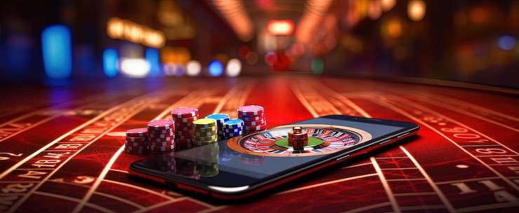 Pengguna membaca bantuan lewat ponsel